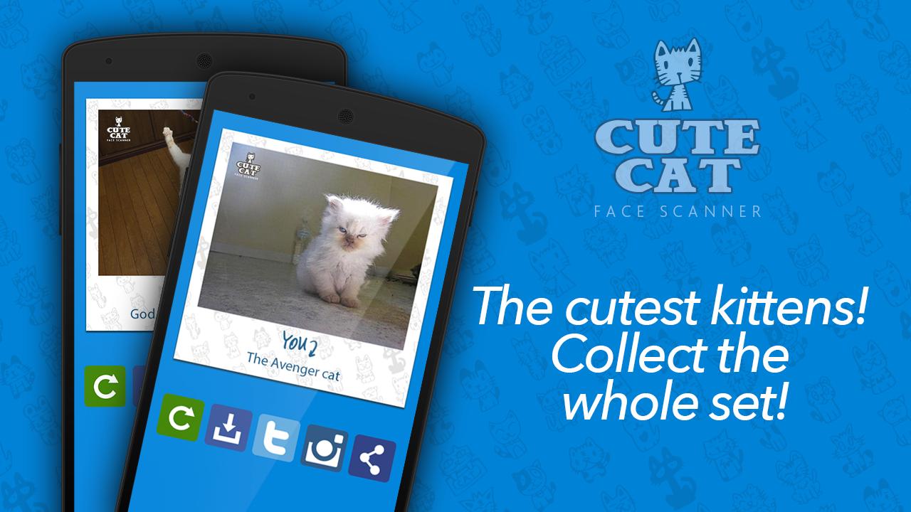 Cute cat face scanner