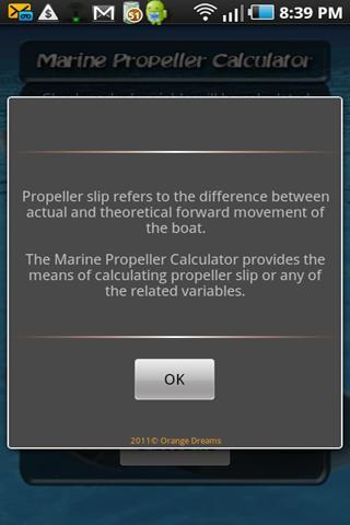 Boat Propeller Calculator