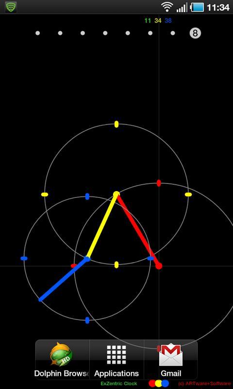 ExZentric Clock Live Wallpaper