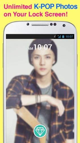 KPOP Boy Idol PhotoPing Screen
