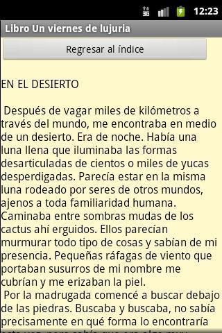 Libro "Un viernes de lujuria".