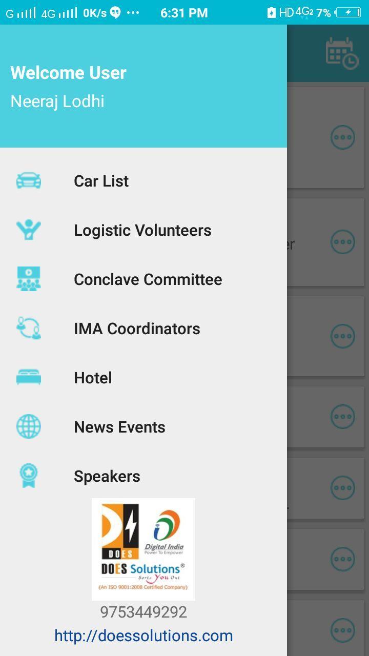 IMA CONCLAVE LOGISTICS