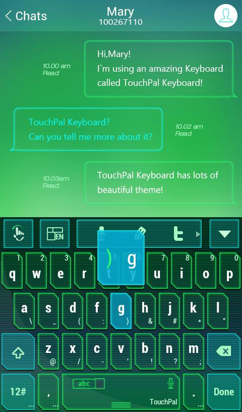 TouchPal Fun Technology Theme