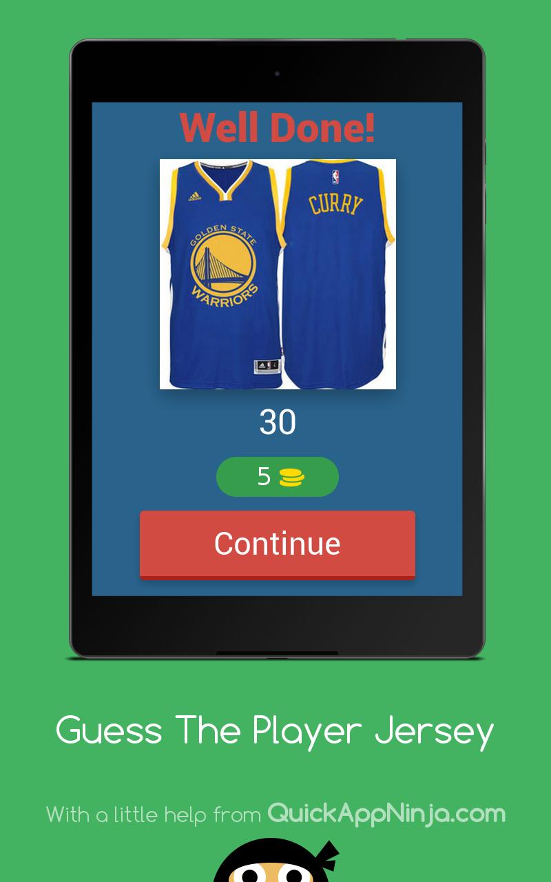 Guess The Number Player Jersey