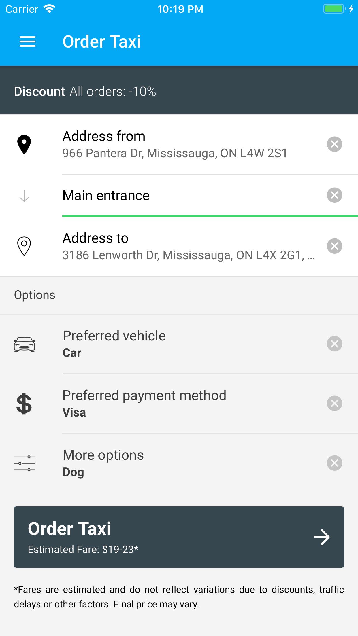 A Black Cab Mississauga