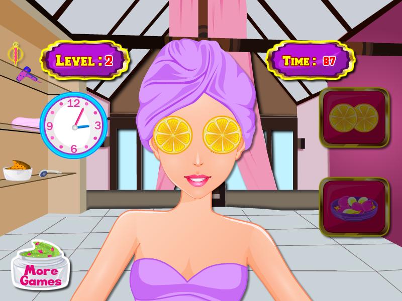 relaxing salon girls games