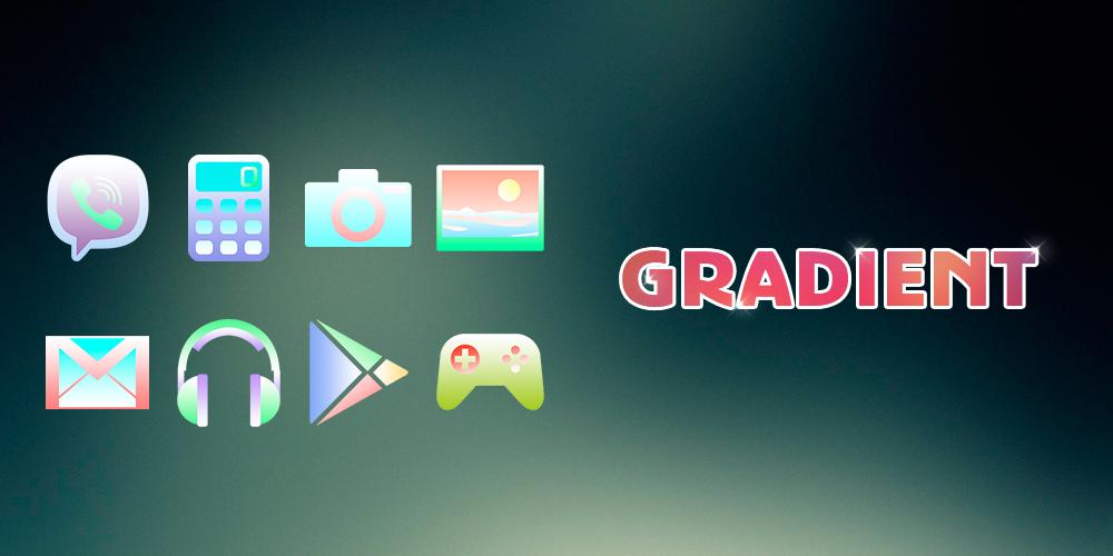 Gradient - Solo Launcher Theme