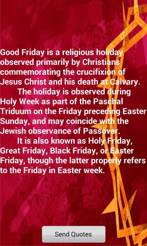 Good Friday Messages