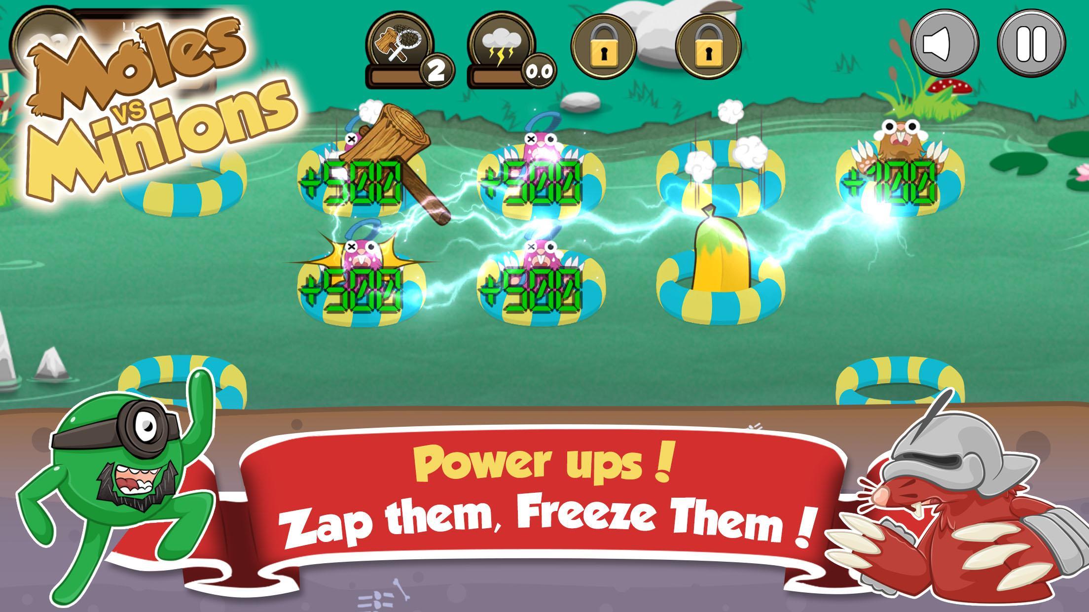 Moles vs Minions: Whack-a-mole