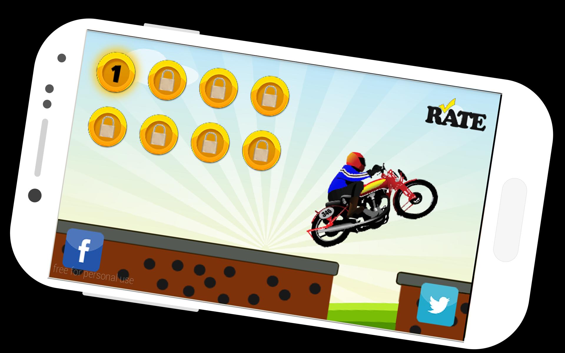 Jungle Motorcycle climb Hill