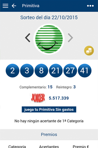 Loteria en internet desde 1996