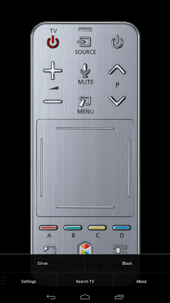 Touchpad remote for Samsung TV