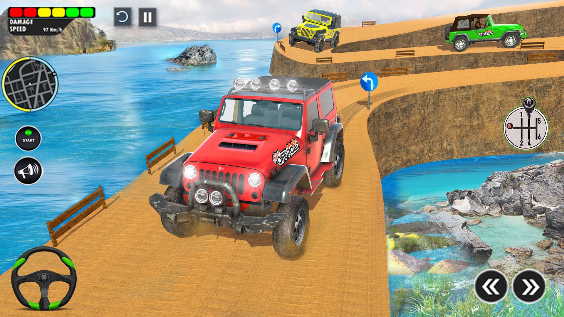 Offroad Jeep Driving Car Games