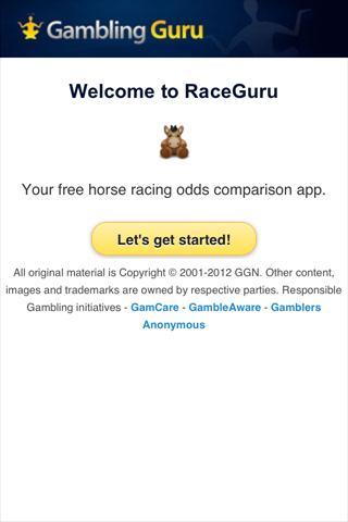 RaceGuru Odds Comparison