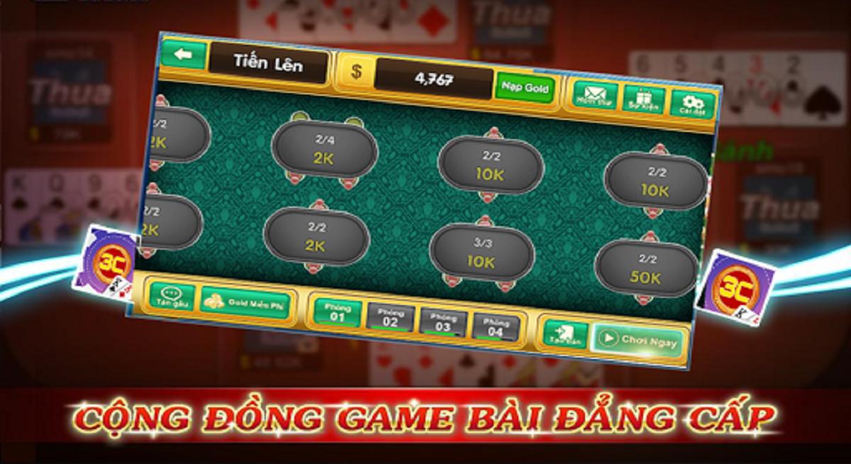 Game danh bai doi thuong Jackpot 3C