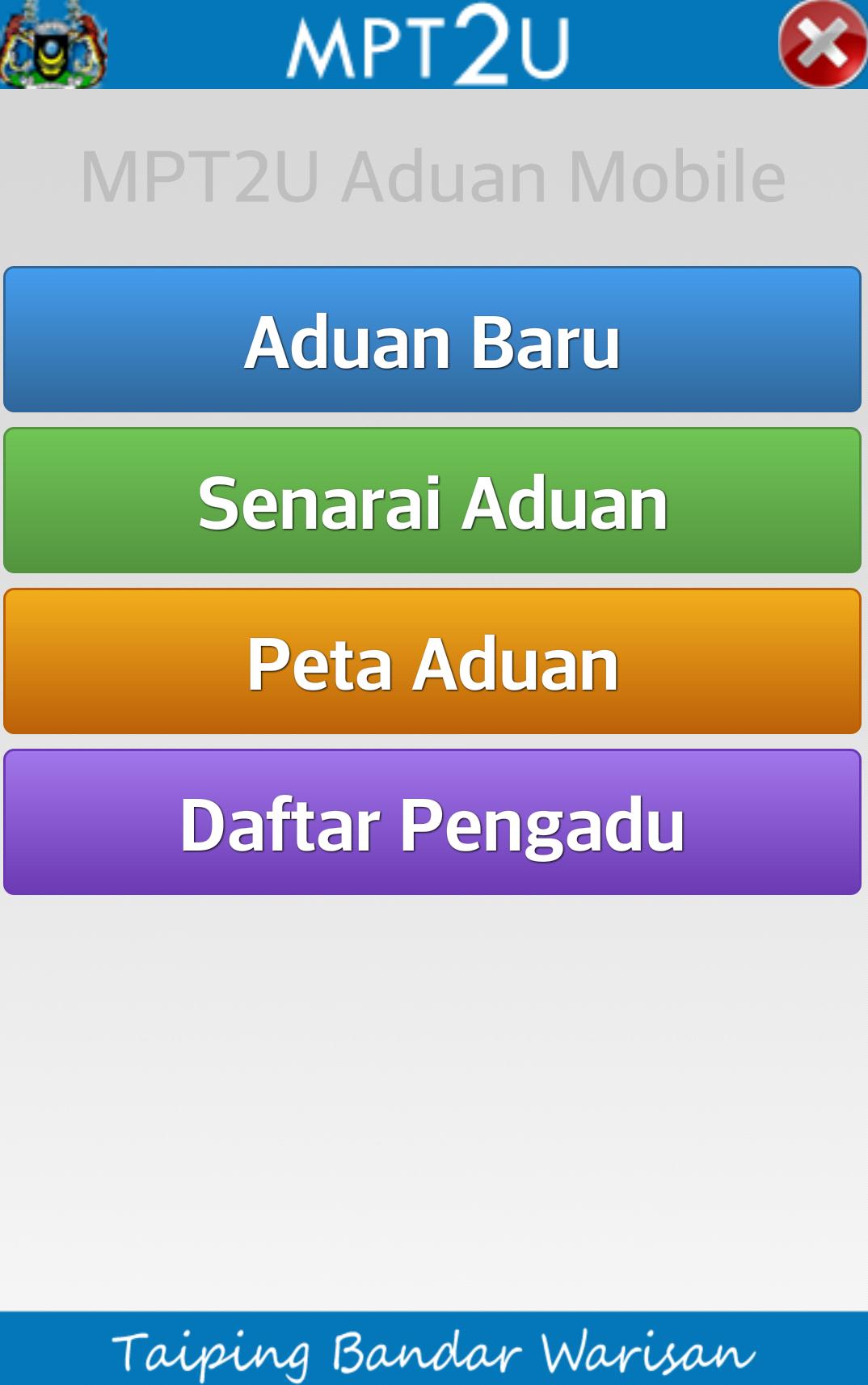 Aduan MP Taiping - MPT2U