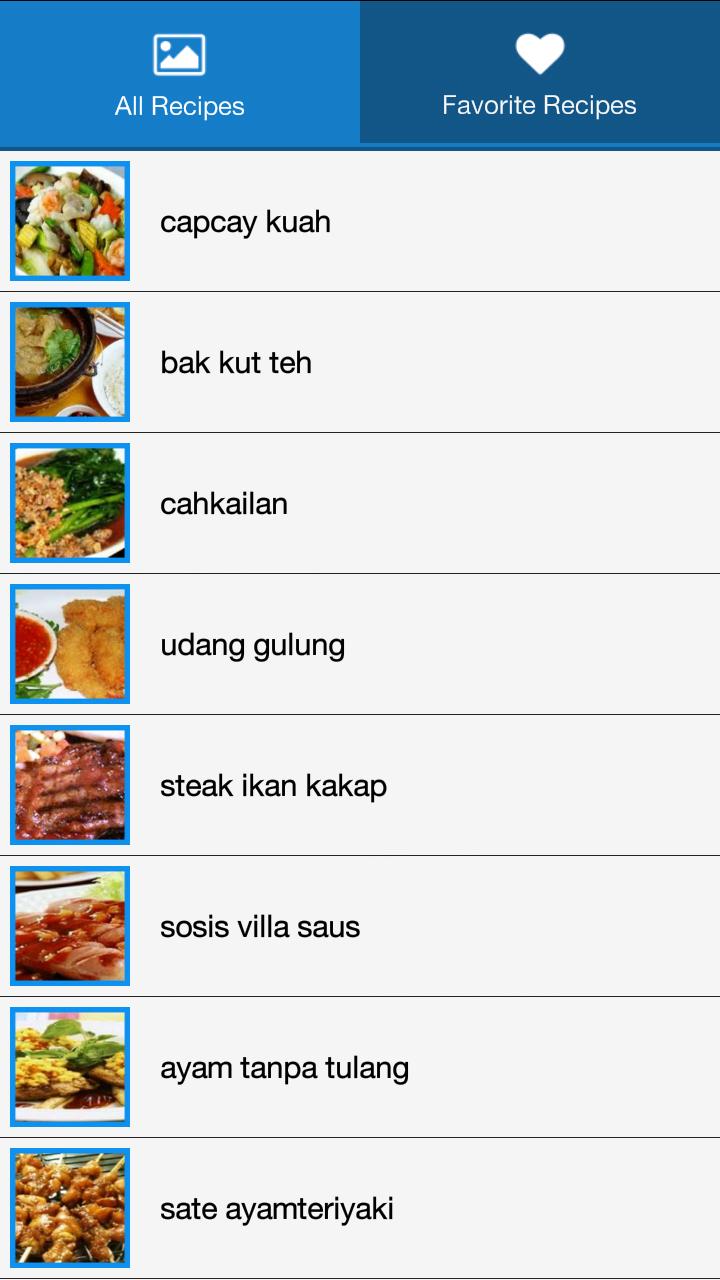 Resep Masakan Cina Pilihan