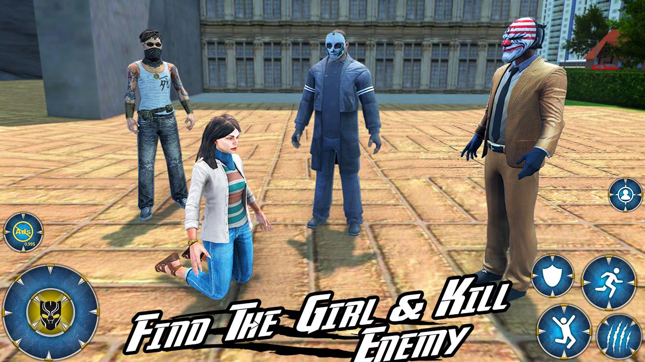 Panther Hero Multi Crime City Battle Game