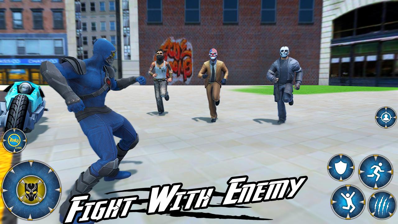 Panther Hero Multi Crime City Battle Game