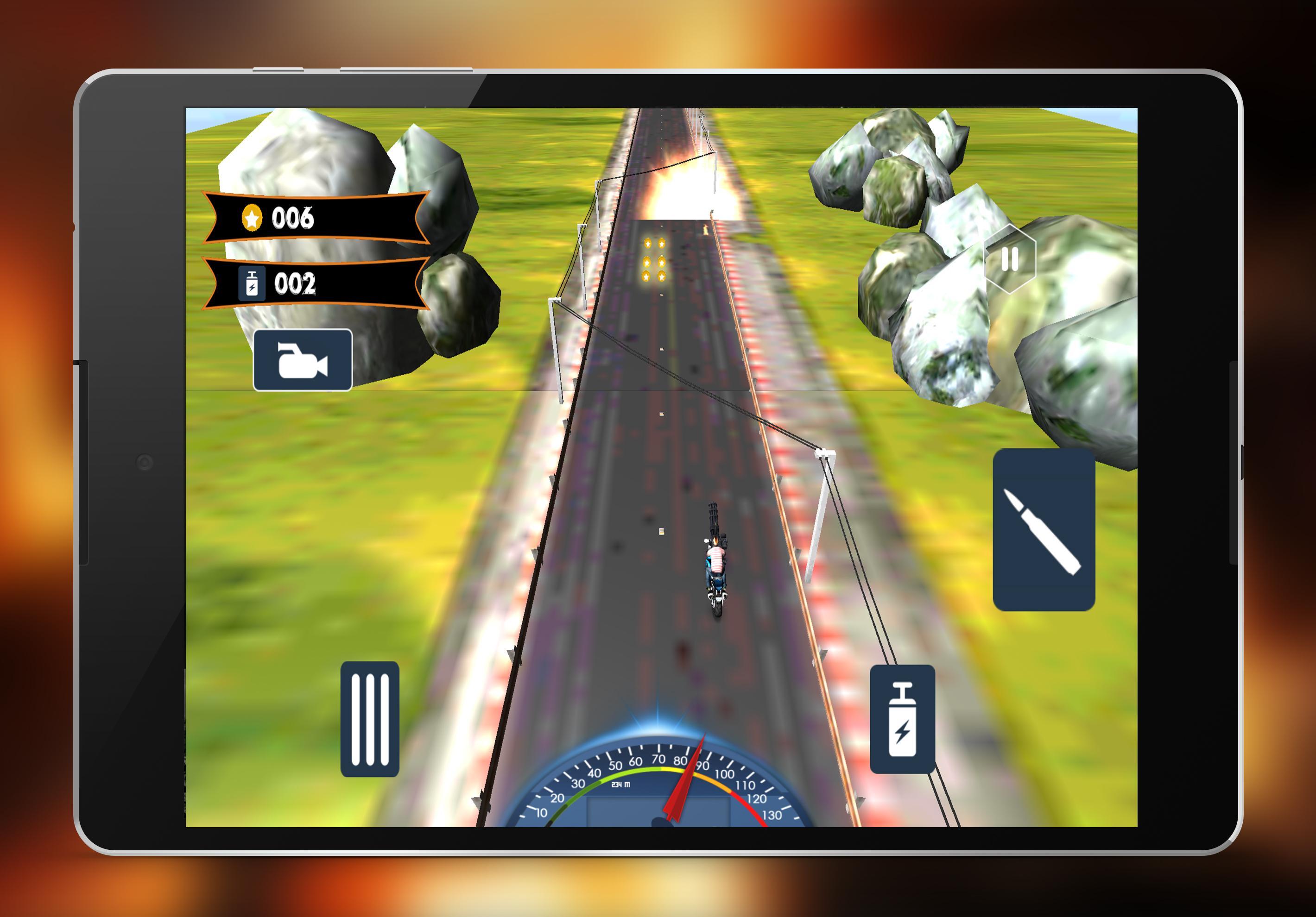 Highway Bike Shooting 3d