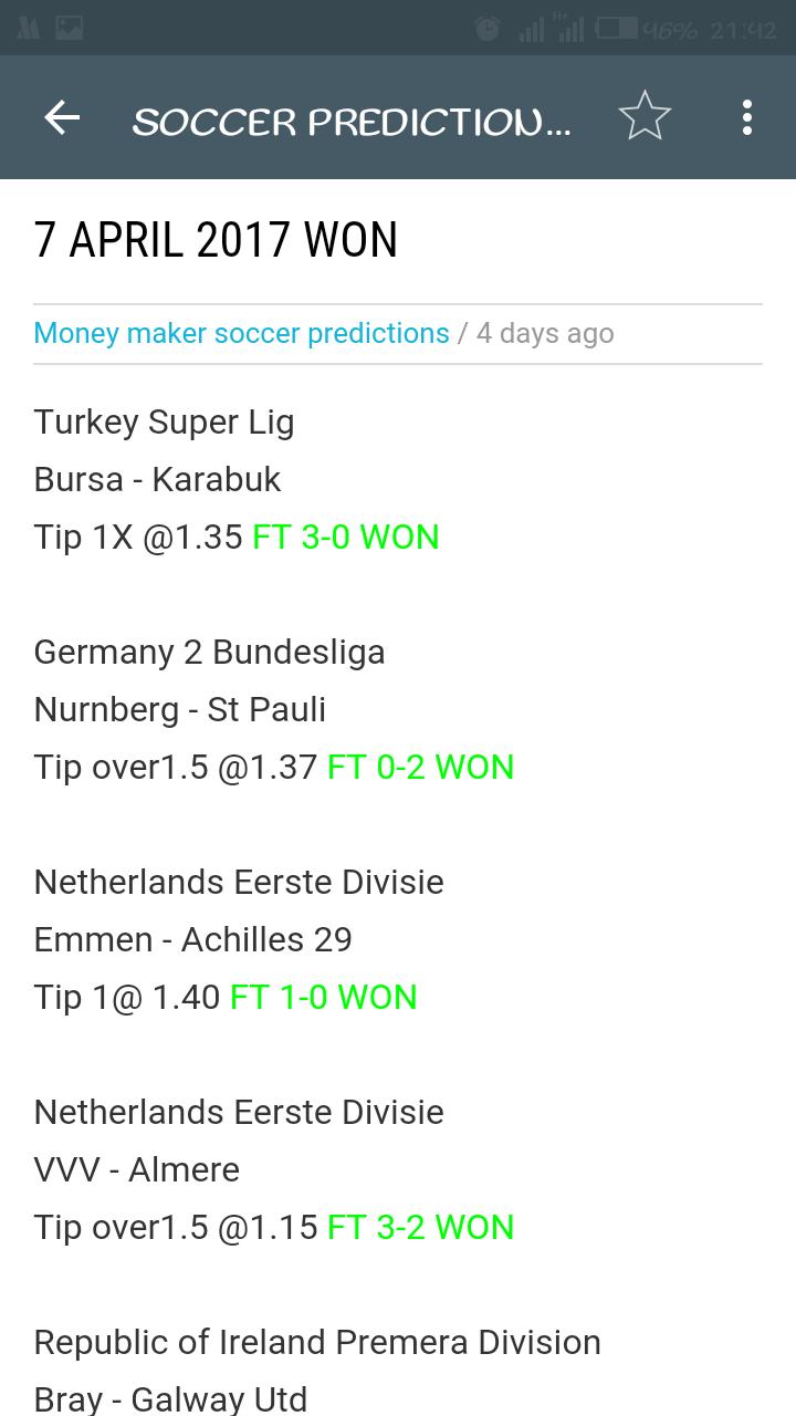 Money Maker Soccer Tips
