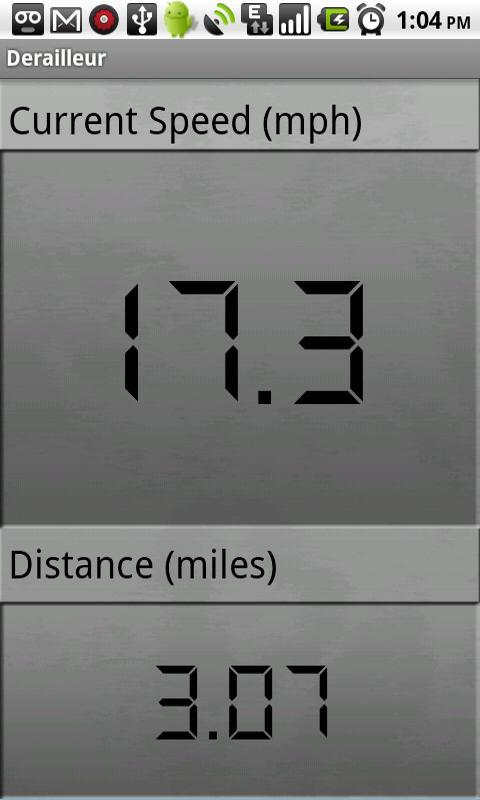 Derailleur Cycling Computer