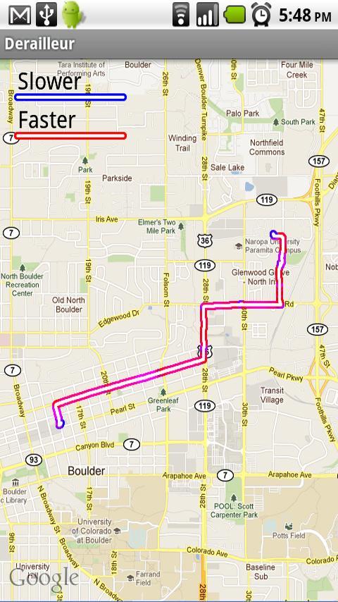 Derailleur Cycling Computer