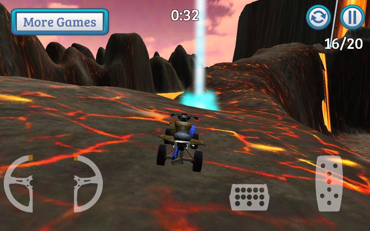 Stunt Racer - Volcano Escape