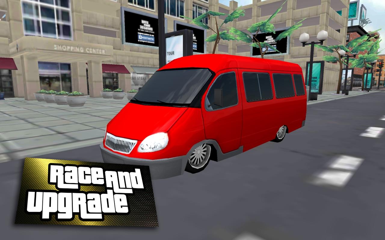 Russian Car Marshrutka Driving