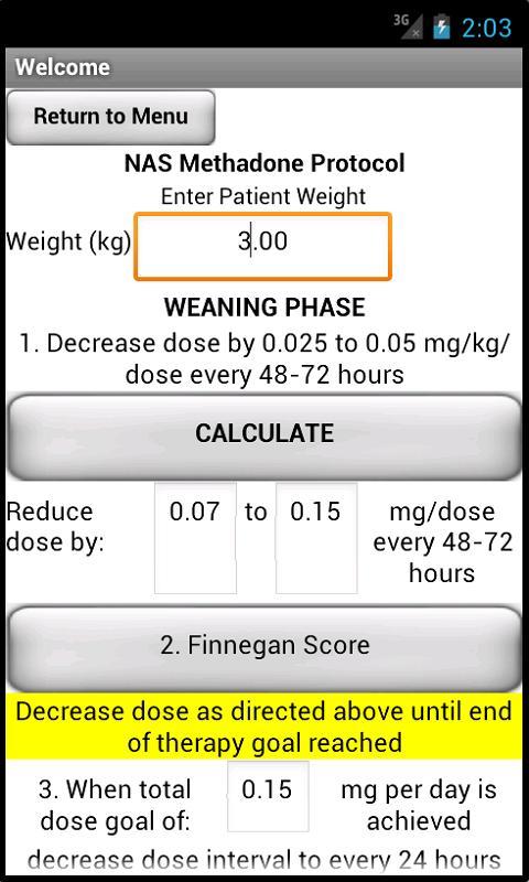 Neonatal Drug Withdrawal Tools