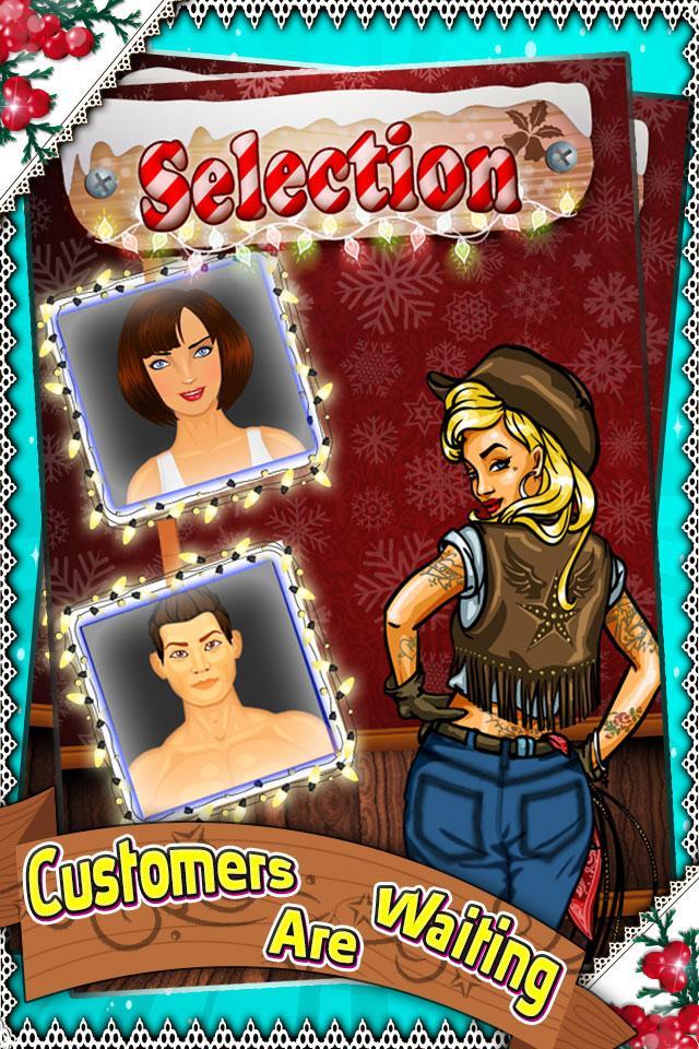 Santa Tattoo Designer Girl