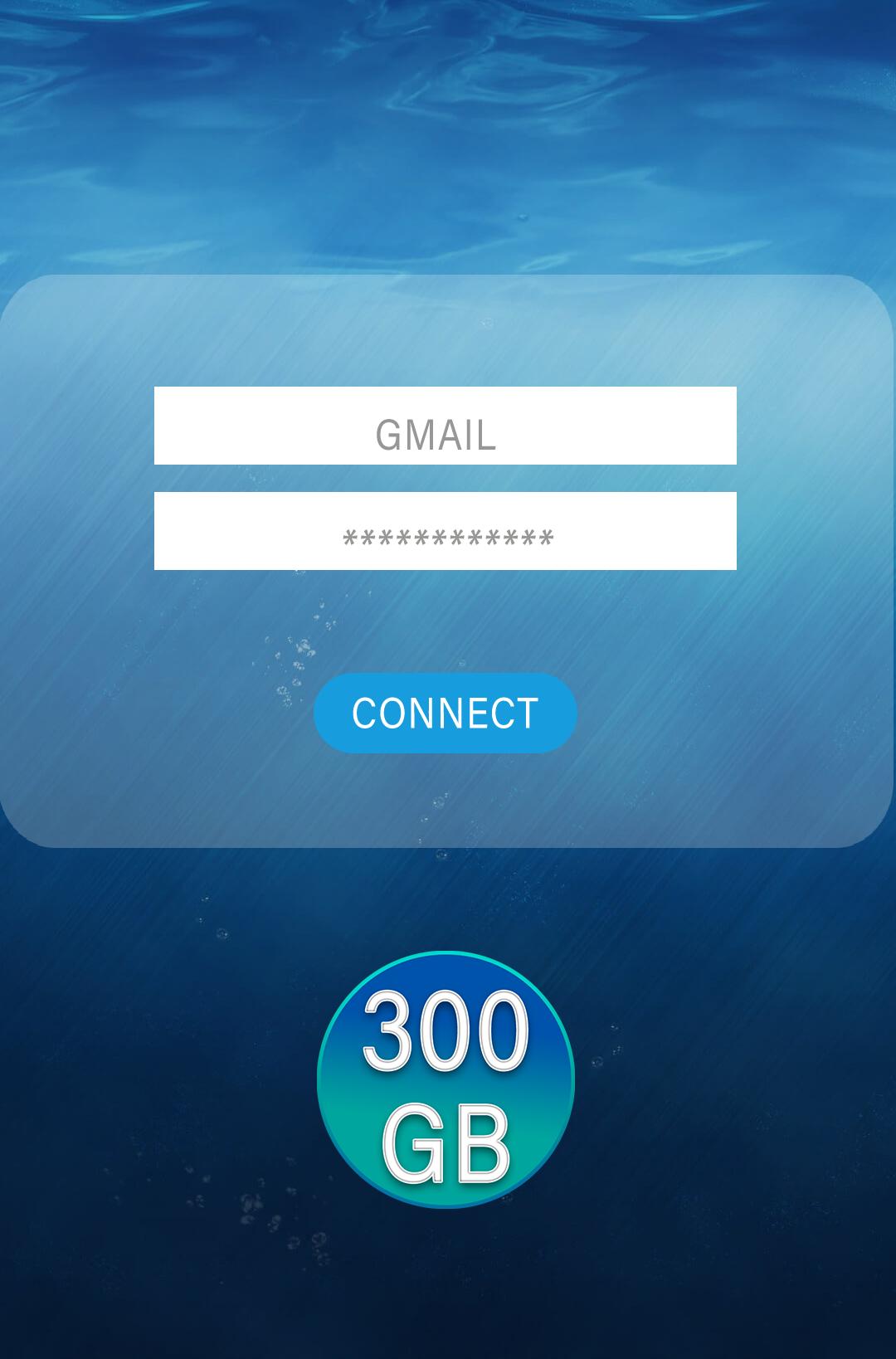 300gb Free Storage and backup 2018