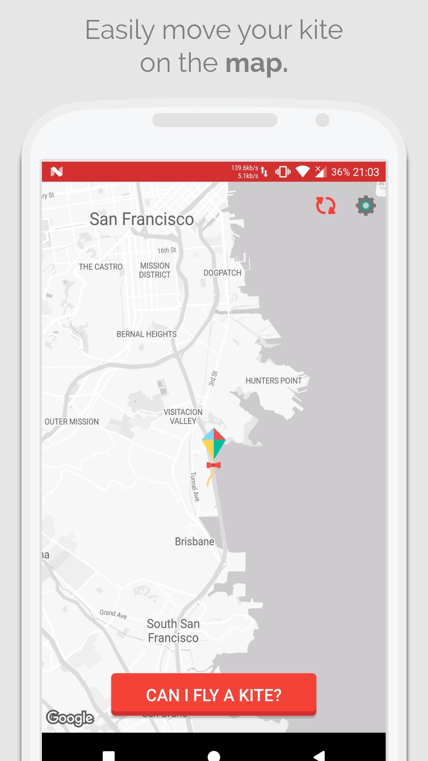 Kite Windspeed Finder