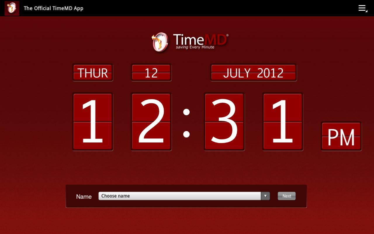 TimeMD App