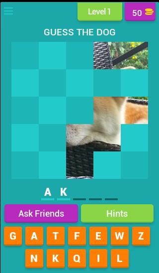 guess the word of tiles