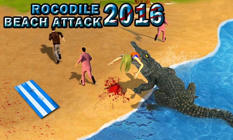 Crocodile Beach Attack 2016