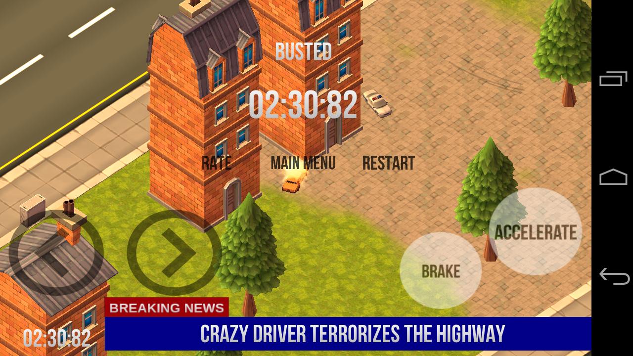 Highway Police Chase Race