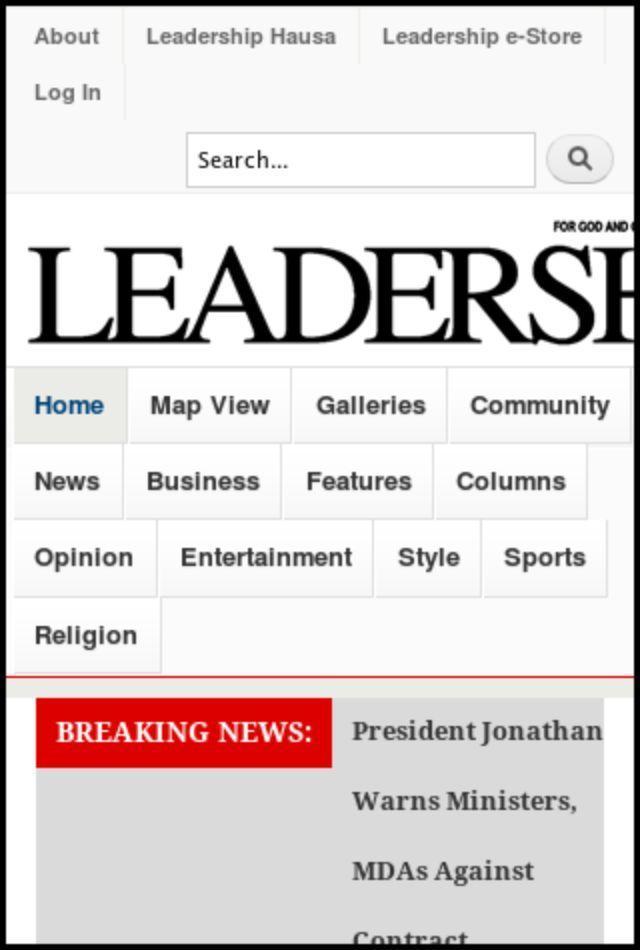 Leadership Newspapers