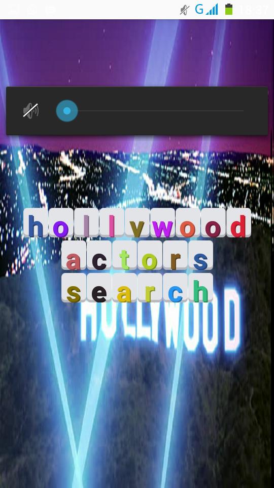 Hollywood actors search