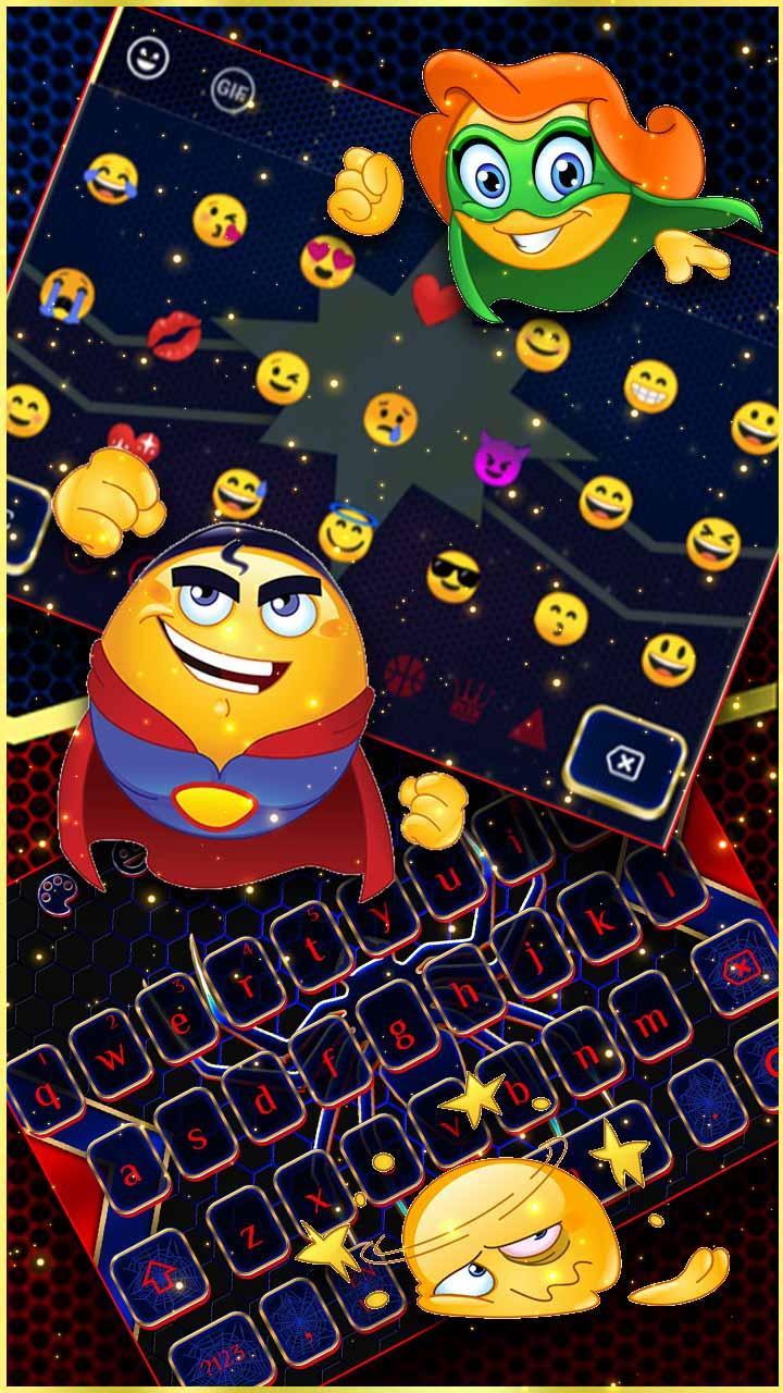 Amazing Superhero Keyboard Theme