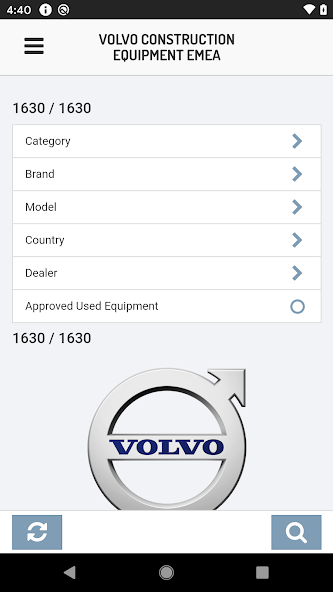 Volvo Used Equipment