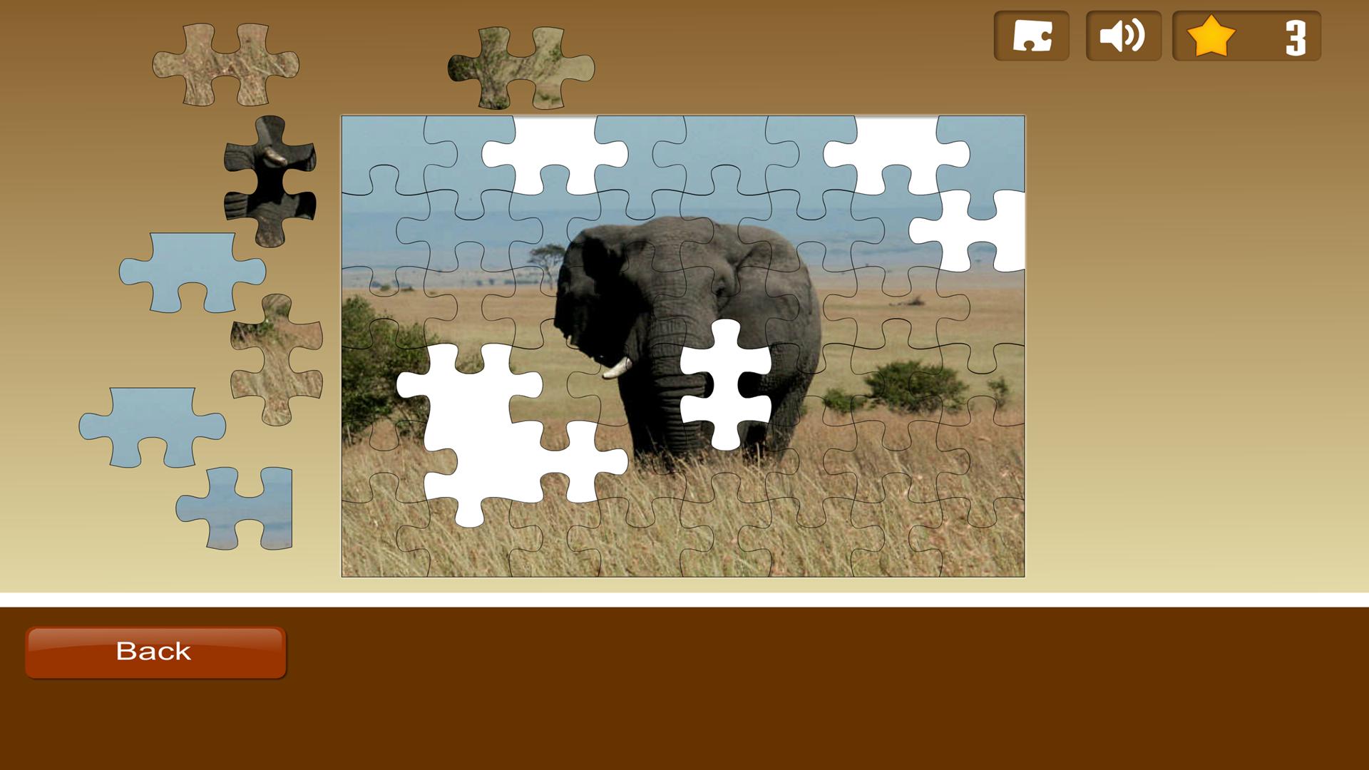 Elephant Jigsaw Puzzle