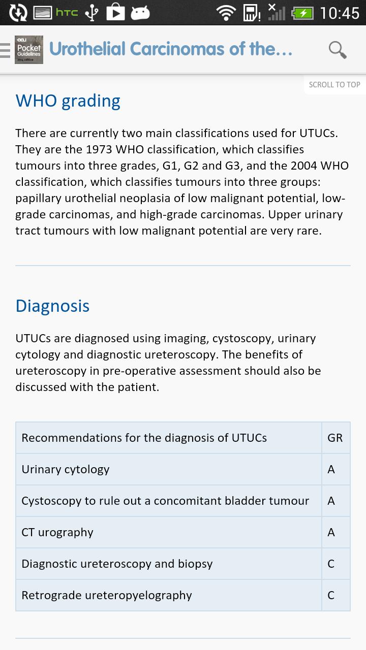 EAU Pocket Guidelines