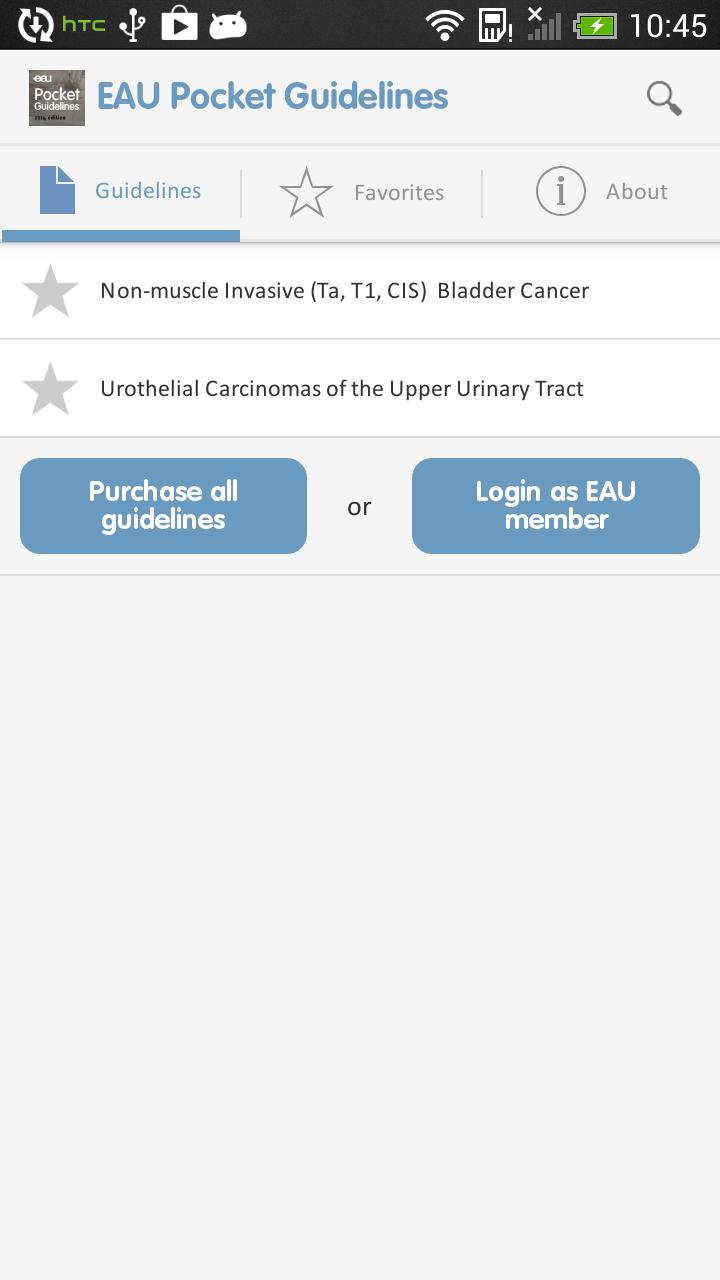 EAU Pocket Guidelines