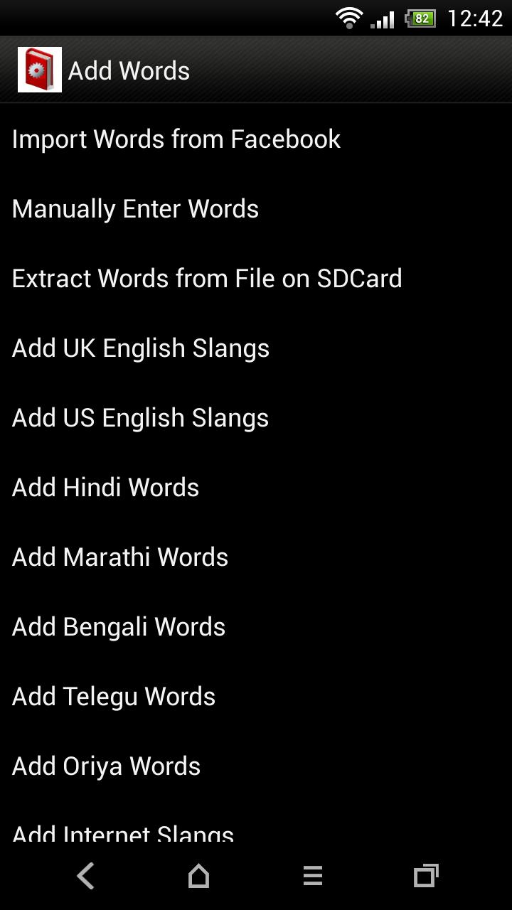 Tweak User Dictionary Free