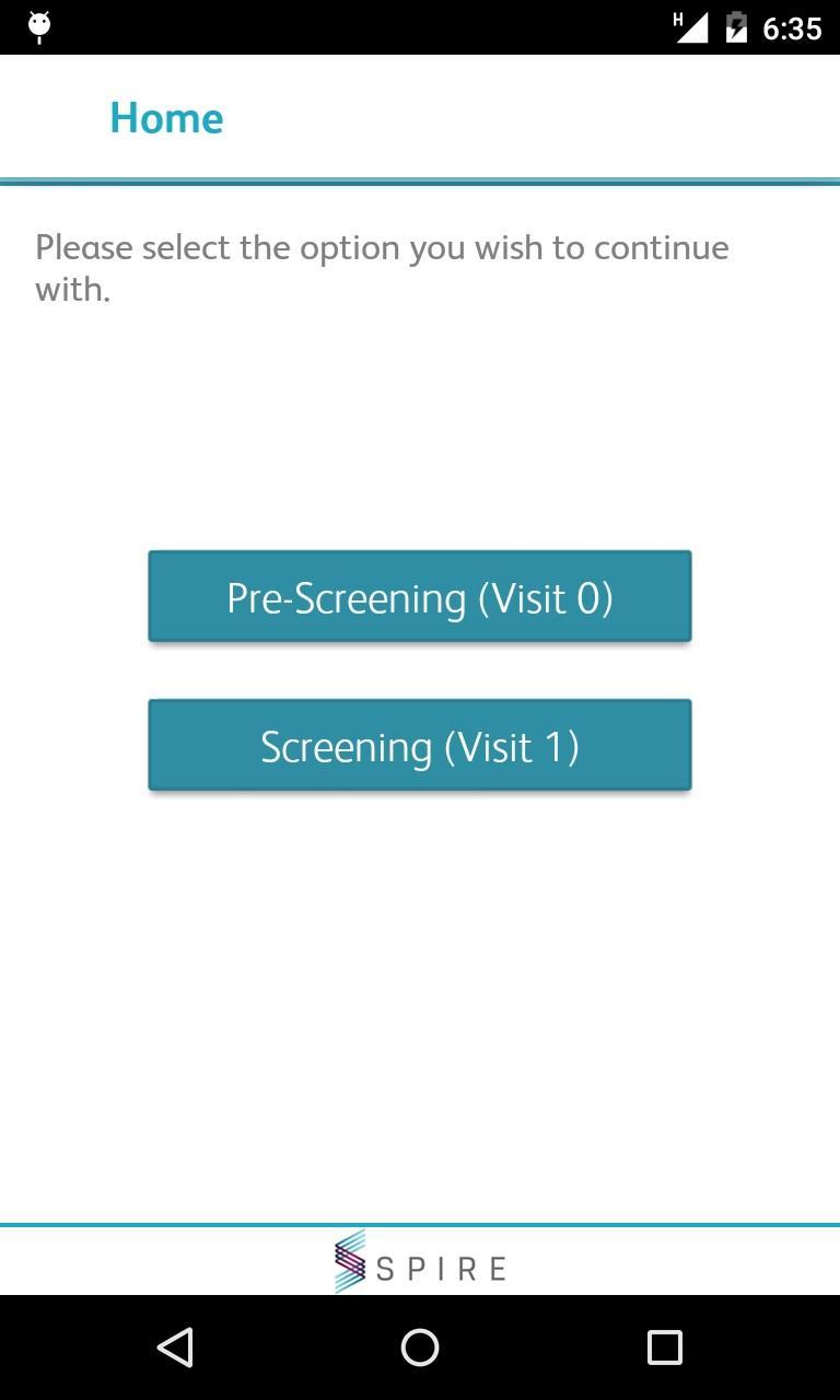 SPIRE Clinical Trial Screening