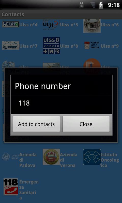 Hospital Veneto Italy