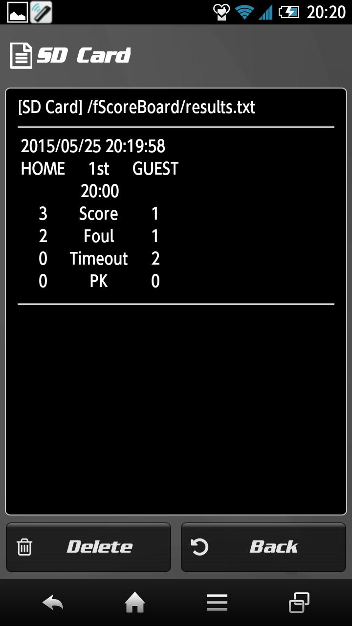 fScoreBoard(Futsal-Soccer)