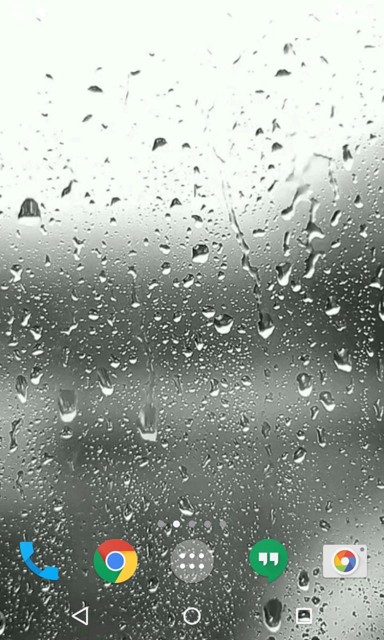 Raindrops 3D Live Wallpaper
