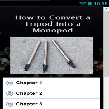 Howto Convert a Tripod Monopod
